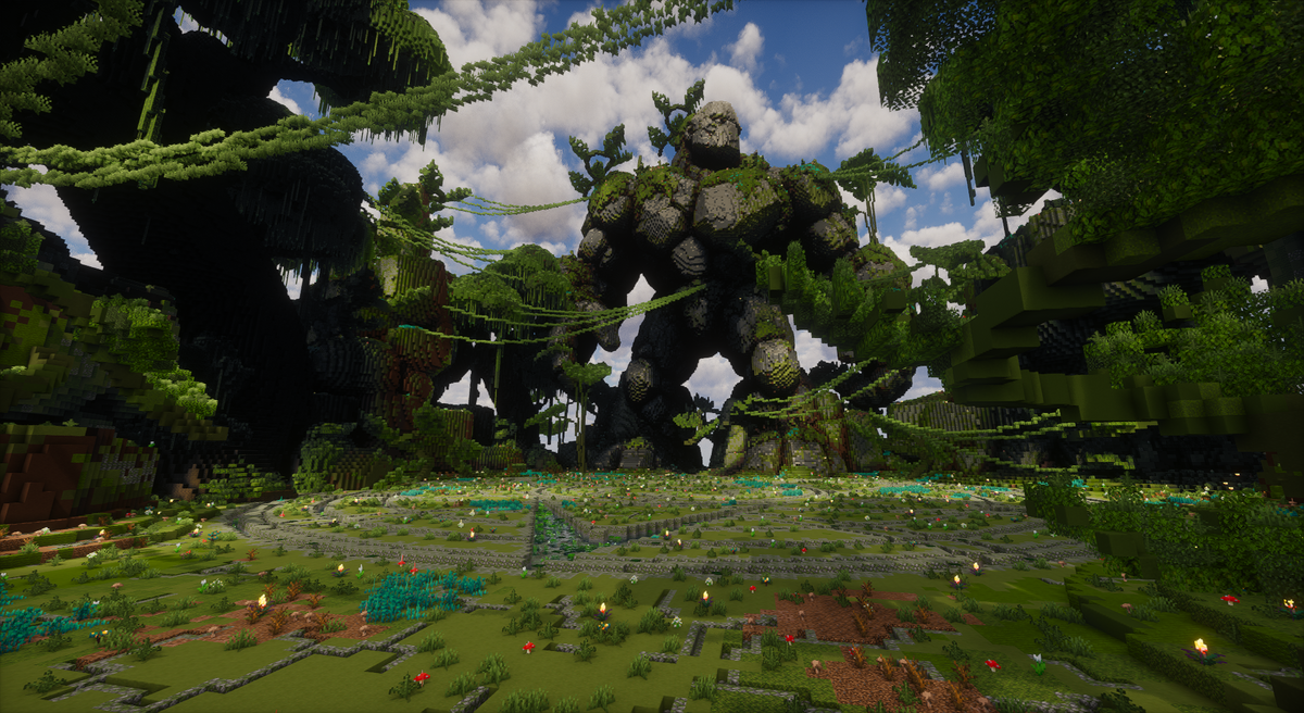 Jungle Boss Arena — Jungle Minecraft boss arena, screenshot 2