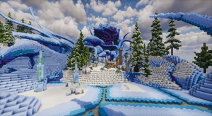 Winter PvP Arena — Winter Minecraft pvp arena, screenshot 2