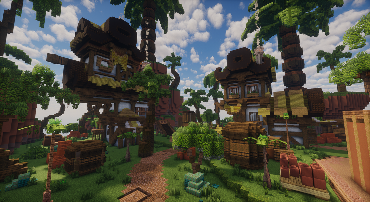 Tropica Bay — Tropical Minecraft spawn, screenshot 1