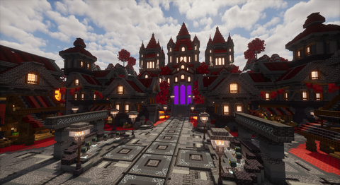 Ashen Throne Spawn — Nether Minecraft spawn, screenshot 2