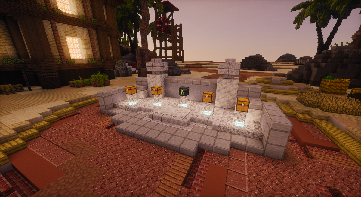 Summer Lifesteal with Warzone — Desert Minecraft warzone, screenshot 7