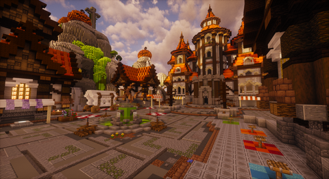 Halloween Medieval Fantasy Spawn — Minecraft spawn, screenshot 2