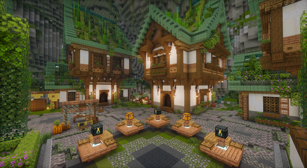 Evergrove Spawn — Fantasy Minecraft spawn, screenshot 5
