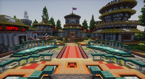 Sylvaris Spawn - tropical Minecraft spawn, screenshot 3