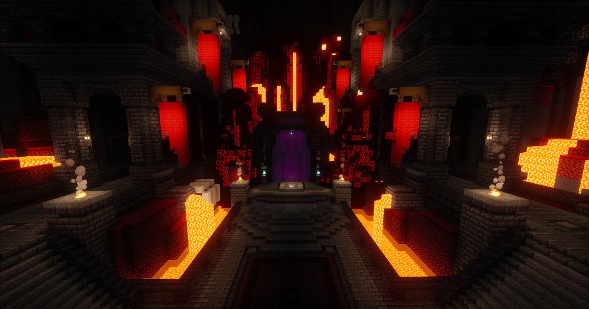 Nether Dungeon - nether Minecraft dungeon, screenshot 8