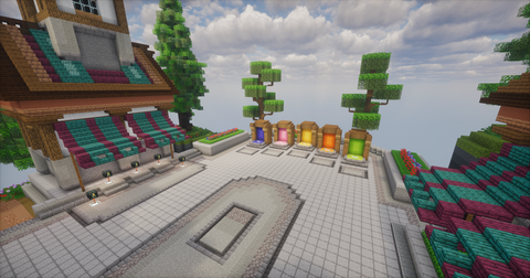 Simple Medieval Lobby - simple medieval Minecraft lobby, screenshot 5