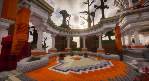 Halloween Olympus Hub — Greek Minecraft spawn, screenshot 2