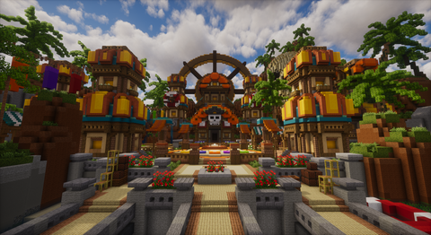 Golden Tide Spawn — Tropical Minecraft spawn, screenshot 6