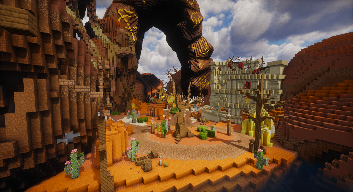 Mesa PvP Arena — Mesa Minecraft pvp arena, screenshot 2