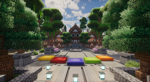 Verdantia Hub — Medieval Minecraft lobby, screenshot 1