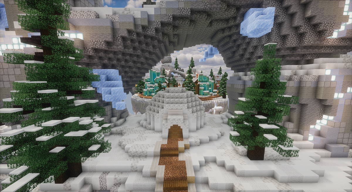 Winter BedWars — Minecraft bedwars map, screenshot 6