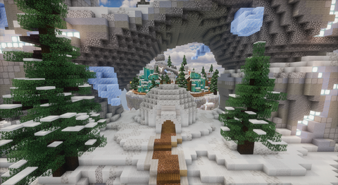 Winter BedWars — Minecraft bedwars map, screenshot 6