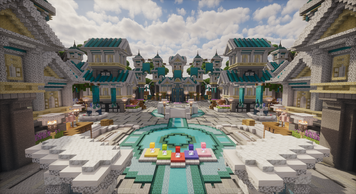 Warped Royale Spawn — Medieval Minecraft spawn, screenshot 3
