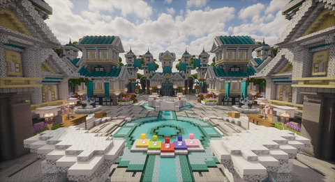 Warped Royale Spawn — Medieval Minecraft spawn, screenshot 3