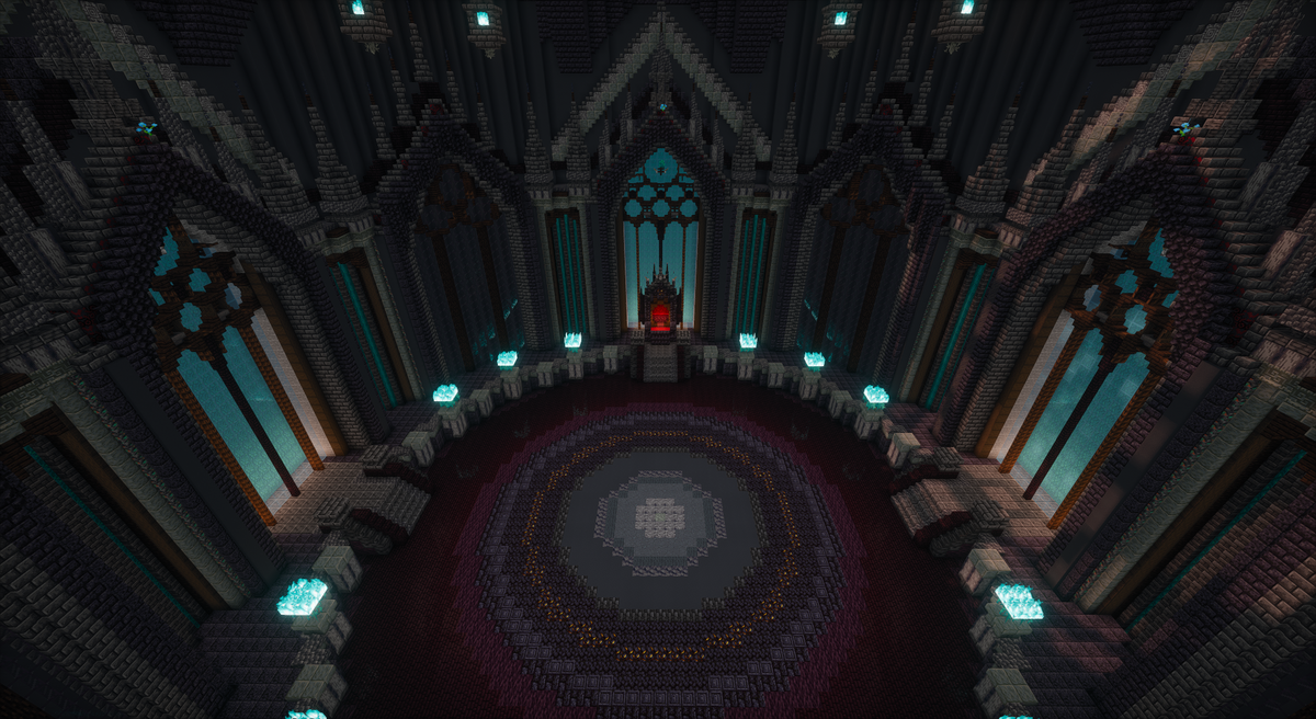 Gothic Boss Room — Minecraft boss room, screenshot 2
