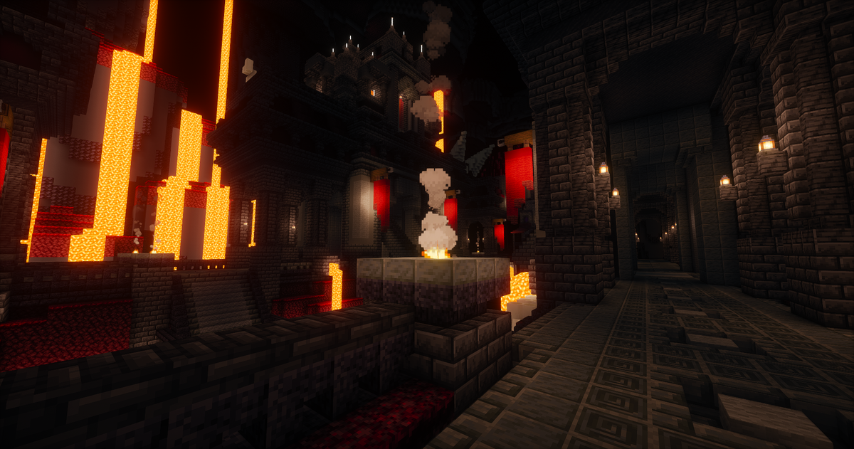 Nether Dungeon - nether Minecraft dungeon, screenshot 9