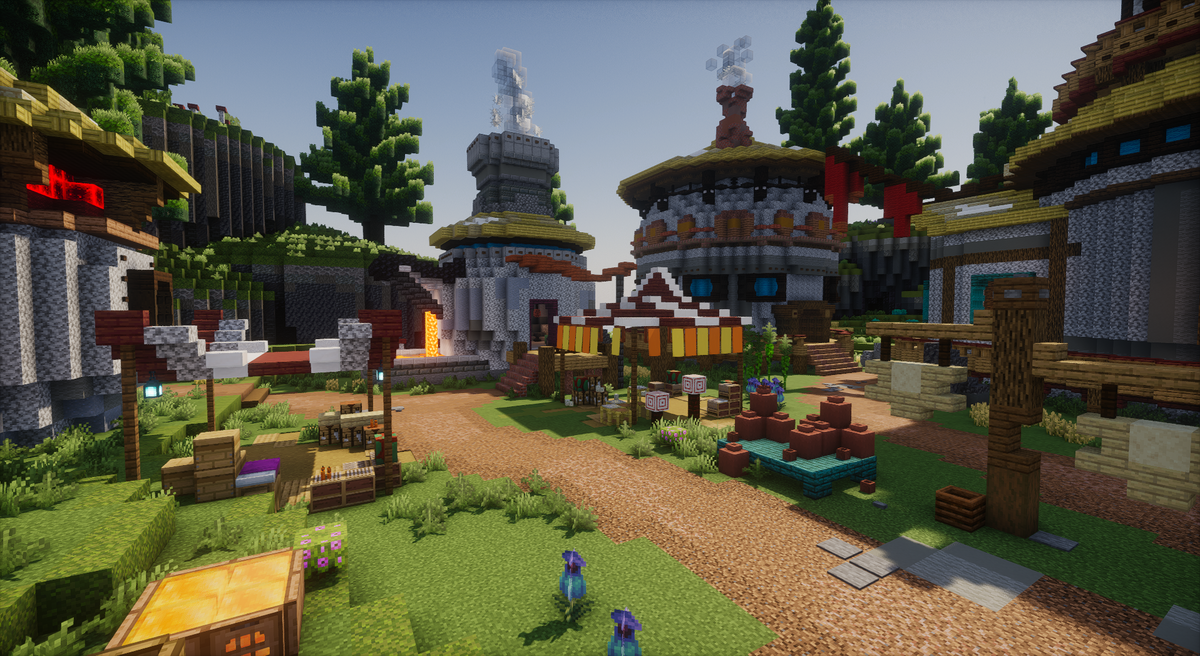 Sylvaris Spawn - tropical Minecraft spawn, screenshot 4