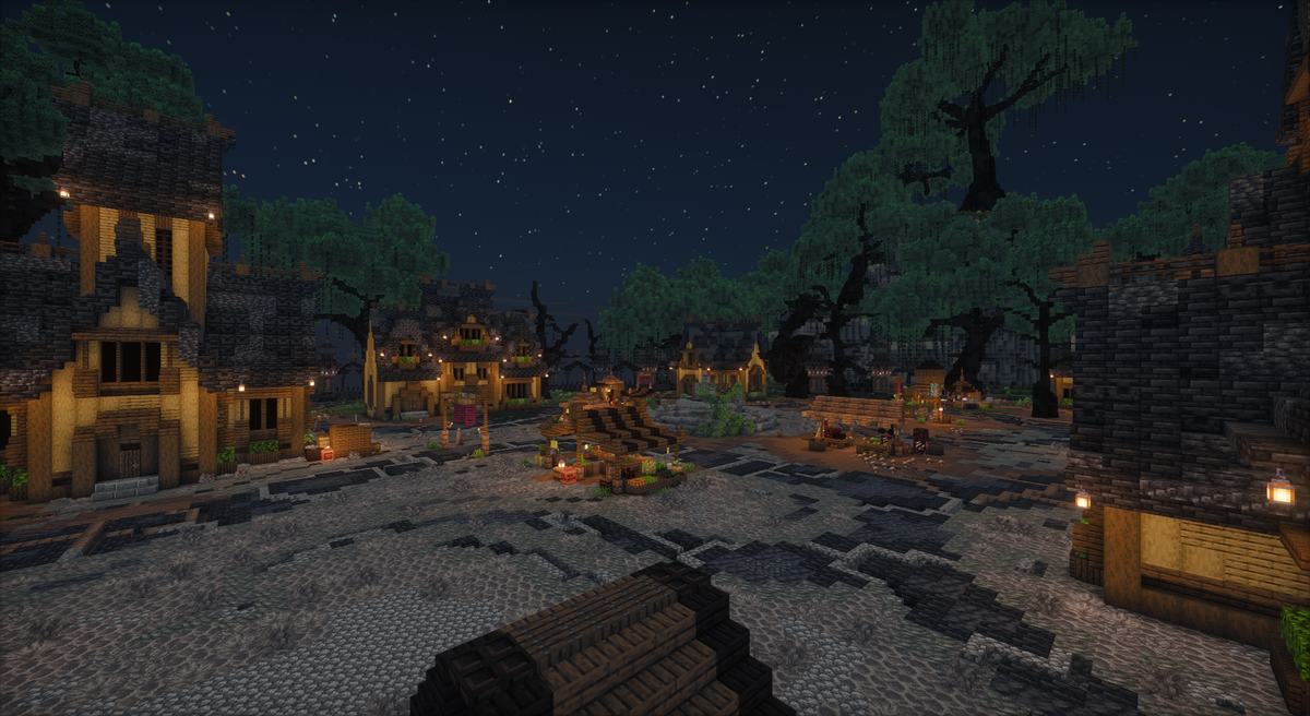 Graveyard Kingdom — Dark Fantasy Minecraft kingdom spawn, screenshot 8