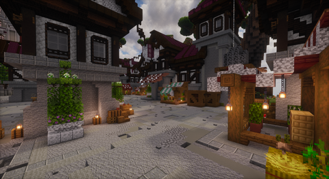 Crimson Royale Spawn — Medieval Minecraft spawn, screenshot 3