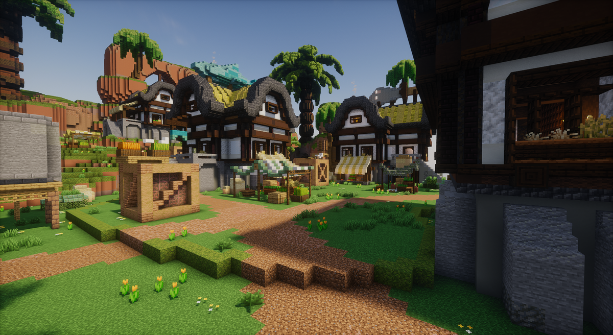 Cute Tropical Spawn — Minecraft spawn, screenshot 9