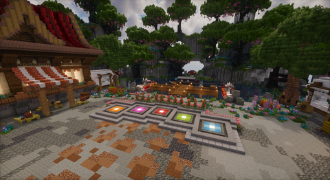 Crimson Haven Lobby — Medieval Minecraft lobby, screenshot 3