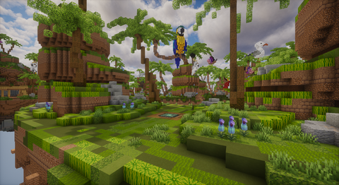 Tropical BedWars — Minecraft bedwars map, screenshot 4