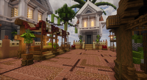 Tropical Royal Lobby — Tropical Minecraft lobby, screenshot 3