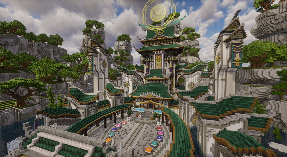 Jade Ascension Lobby — Japanese Minecraft lobby, screenshot 3