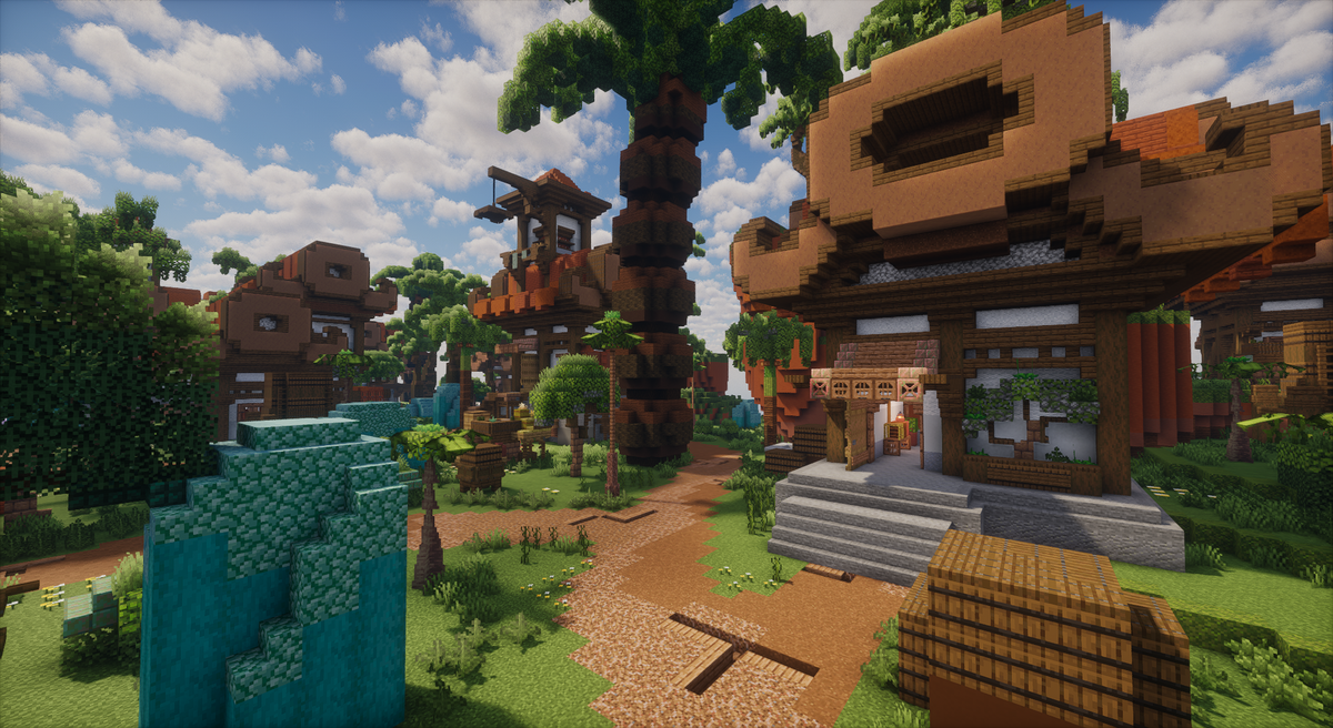 Palmshore Haven — Tropical Minecraft spawn, screenshot 7