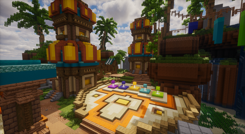 Golden Tide Spawn — Tropical Minecraft spawn, screenshot 5