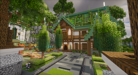Evergrove Spawn — Fantasy Minecraft spawn, screenshot 4