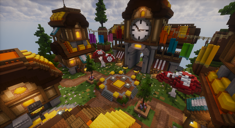 Clockhaven Spawn - compact medieval Minecraft spawn, screenshot 5