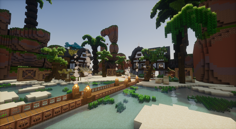 Cute Tropical Spawn — Minecraft spawn, screenshot 8