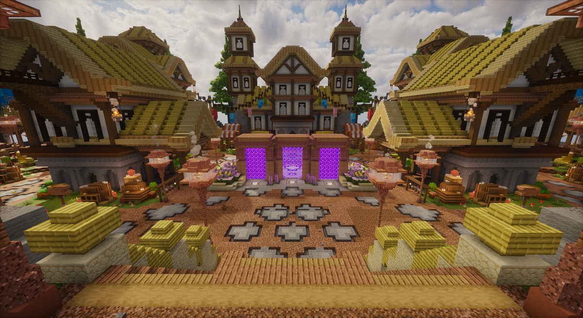 Golden Village Spawn — Minecraft spawn, screenshot 4