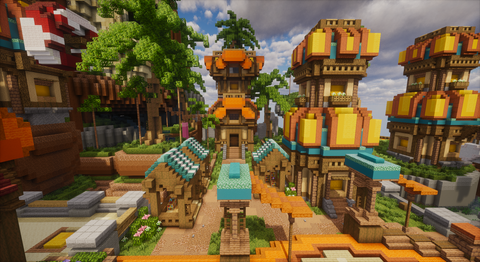 Golden Tide Spawn — Tropical Minecraft spawn, screenshot 4