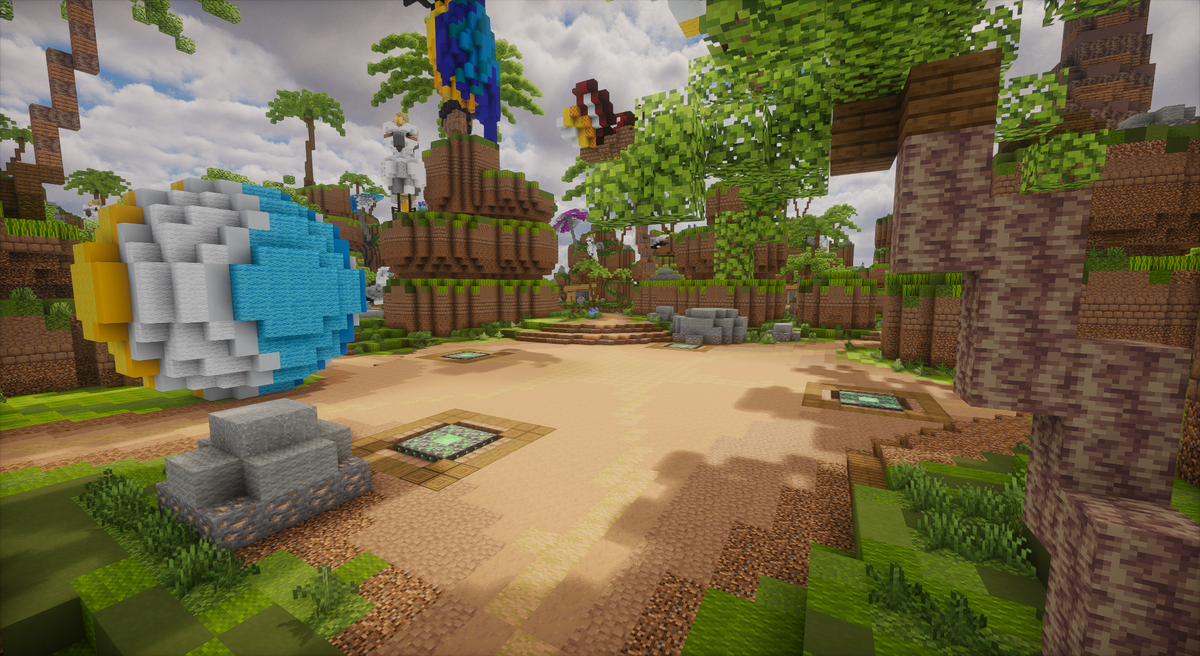 Tropical BedWars — Minecraft bedwars map, screenshot 3
