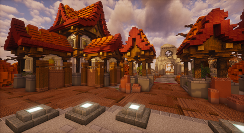 Halloween Crimsonvale Lifesteal Warzone - Halloween lifesteal Minecraft spawn with warzone, screenshot 5
