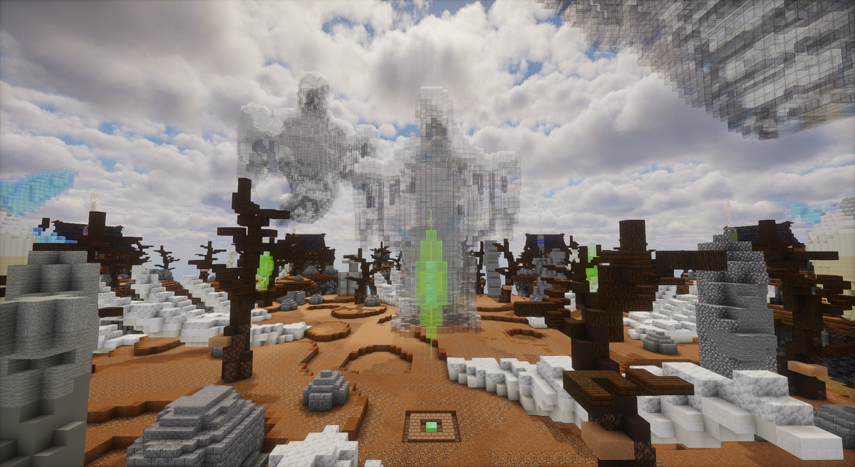 Graveyard BedWars — Dark Fantasy Minecraft bedwars map, screenshot 3