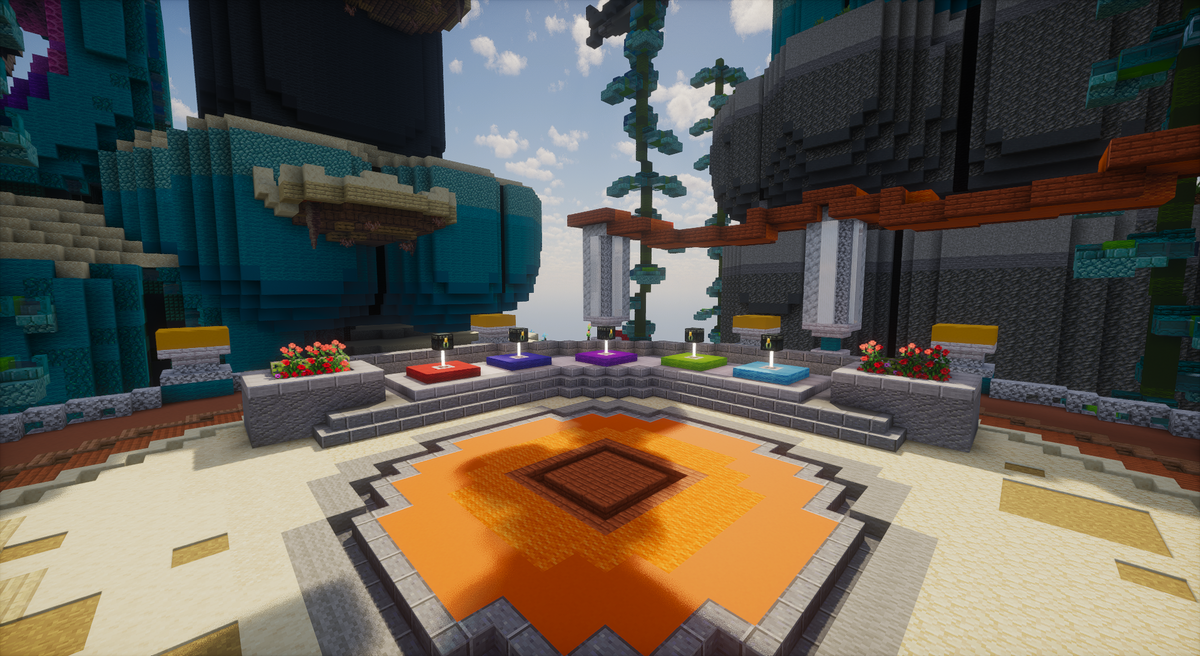 Aqualis Underwater Spawn - underwater fantasy Minecraft spawn, screenshot 4
