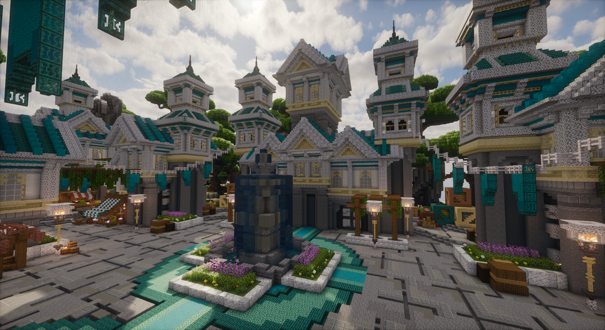 Warped Royale Spawn — Medieval Minecraft spawn, screenshot 4