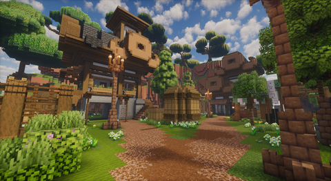 Kingsvale Kingdom — Medieval Minecraft kingdom spawn, screenshot 5