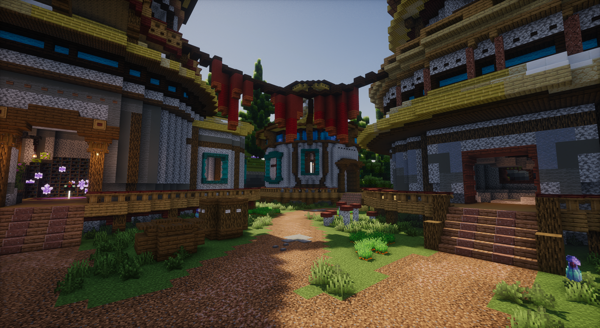 Sylvaris Spawn - tropical Minecraft spawn, screenshot 5