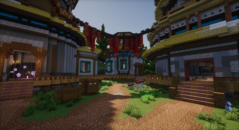 Sylvaris Spawn - tropical Minecraft spawn, screenshot 5