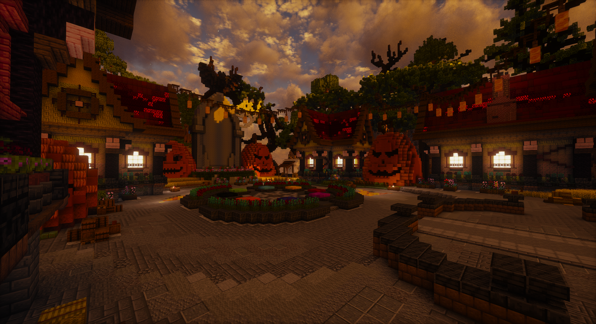Pumpkin Hollow Spawn — Minecraft lobby, screenshot 3