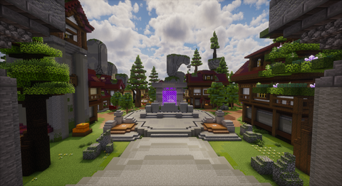 Eldenwood Village Spawn — Medieval Minecraft spawn, screenshot 5