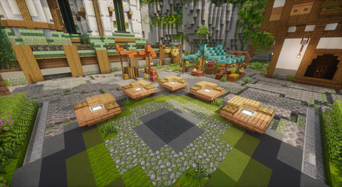 Evergrove Spawn — Fantasy Minecraft spawn, screenshot 3
