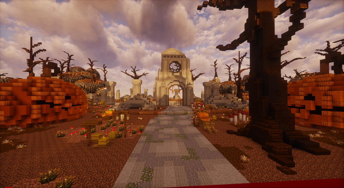 Halloween Crimsonvale Lifesteal Warzone - Halloween lifesteal Minecraft spawn with warzone, screenshot 6