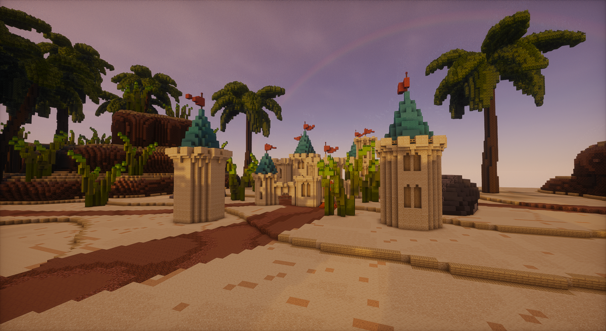 Summer Lifesteal with Warzone — Desert Minecraft warzone, screenshot 4