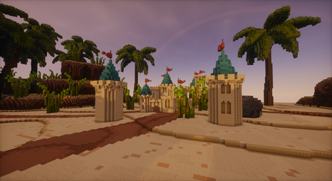 Summer Lifesteal with Warzone — Desert Minecraft warzone, screenshot 4