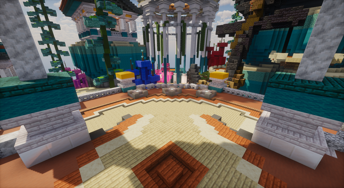 Aqualis Underwater Spawn - underwater fantasy Minecraft spawn, screenshot 5